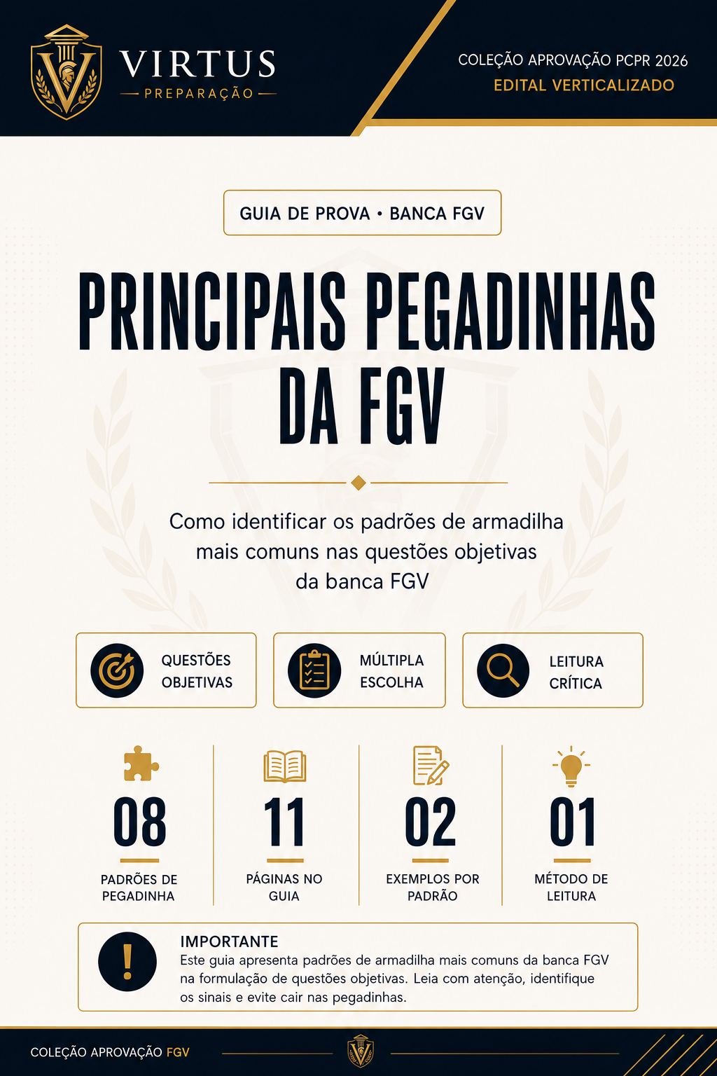 Pegadinhas da FGV